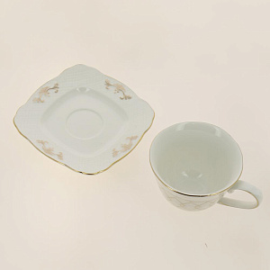 Чайная пара (чашка 225мл) BALSFORD Грация Амандин подарочная упаковка фарфор 000000000001193973