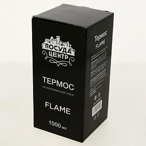 Термос FLAME 1000мл пластик/нержавеющая сталь PC05357 000000000001200016