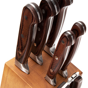 Набор ножей 7 предметов SERVITTA (5 ножей, ножницы, подставка) нержавеющая сталь Набор ножей 7 предметов SERVITTA (5 ножей, ножницы, подставка) нержавеющая сталь 000000000001219402