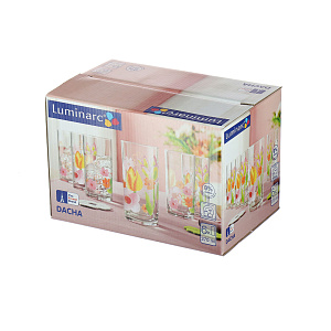 Набор стаканов FH Гео Дача Luminarc, 270мл, 6 шт. 000000000001120031