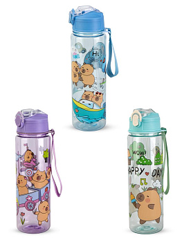 Бутылка для воды 750мл ST капибара в ассортименте пластик 000000000001229276