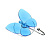 Крючок на присоске Бабочка Мультидом, пластик, сталь 000000000001126872