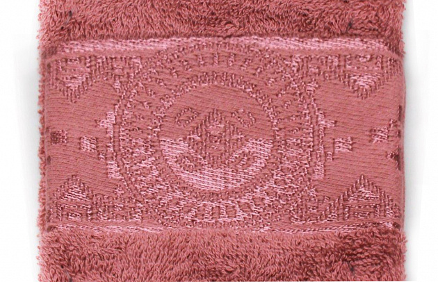 Полотенце 40х60см DE'NASTIA ТАЛИСМАН розовый хлопок-100% 000000000001177458