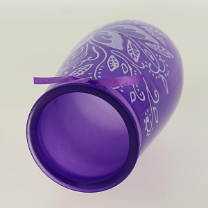 Стеклянная ваза-карандашницавысотой 120 мм Ручная роспись по тонировке 9014/120/r12010.3 000000000001194598