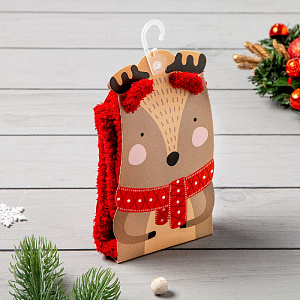 Носки махровые "Оленёнок" р-р 36-39 100% полиэстер 4679397 000000000001202383