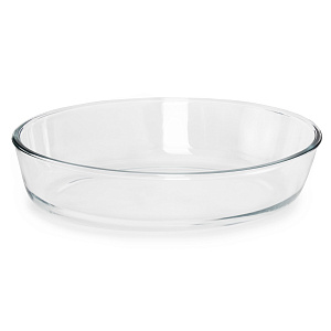 Форма для запекания 35,2х24,5х6,5см 3л овальная крышка-доска бамбук/боросиликатное стекло 000000000001217854