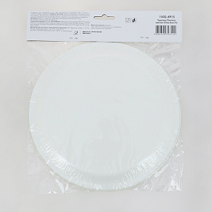 Набор тарелок бумажных 6шт 23см Веселая Затея Пастель мятный 000000000001211898