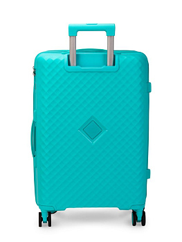 Чемодан на колесах M (42х26х65см) ромб тиффани PP 000000000001226547