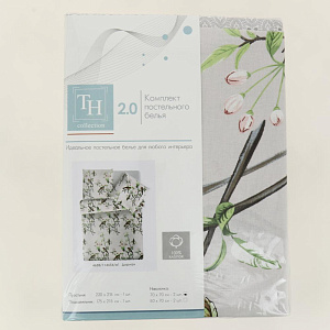 Комплект постельного белья 2-спальный TEODORA макси плотность125гр Дориан простыня 220х215см пододеяльник 175х215см две наволочки 70х70см 100%хлопок 000000000001206413