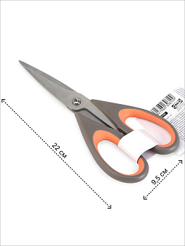 Ножницы универсальные 22х9,5см FORA нержавеющая сталь/полипропилен/термопластичная резина 000000000001227800