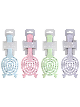 Расческа массажная 16х6,5см подвижная мини в ассортименте полипропилен 000000000001229387