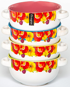 Салатник 520мл ELRINGTON КАЛЕЙДОСКОП фиалка керамика 111-09017 000000000001205645