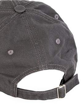 Кепка 57-59см рваная серый полиэстер 000000000001227559