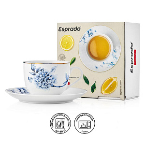 Пара чайная 220мл/15см ESPRADO Bouquet фарфор 000000000001208338