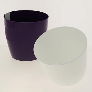 Кашпо/вставка Грация 2,0л D15 H15 фиолетовый 000000000001185604