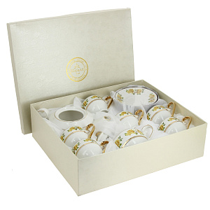 Чайный набор Желтые розы, 14 предметов 000000000001166714