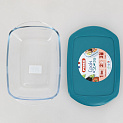 Форма для запекания 23х15х6,5см 1,1л PYREX прямоугольная с крышкой стекло 000000000001094399