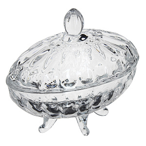 Конфетница Муза, 12 см, стекло 000000000001151591