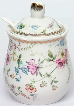 Баночка для мёда 320мл Balsford ФРАНСУАЗА с ложкой подарочная упаковка фарфор 172-42016 000000000001203943