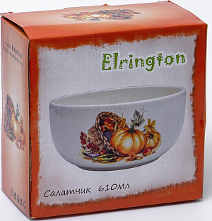 Салатник 610мл ELRINGTON ТЫКВА подарочная упаковка керамика 000000000001206073