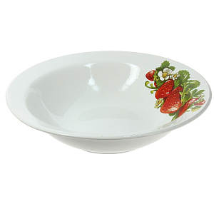 Миска Клубника Новая Кубаньфарфор, 20 см 000000000001068978
