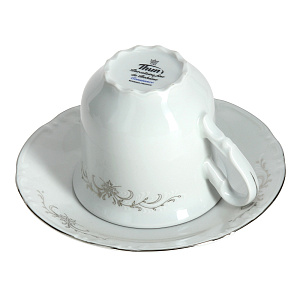 Чайный набор Серый Орнамент Люкс Хауз 000000000001063494