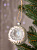 Декоративное украшение на елку Шар №4,5 D8см БИРЮСИНКА Мятый белый стекло 000000000001207647