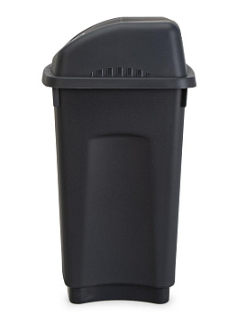Контейнер для мусора 15л черный/графит пластик_ST 000000000001228751