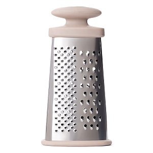 Терка XS 15,5x8x4,5см DE'NASTIA плоская бежевый нержавеющая сталь 000000000001212653