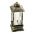 Фигура светодиодная 13х5,5х5,5см Фонарь бронза с тремя свечами батарейки 3хLR44 теплый белый 000000000001208798