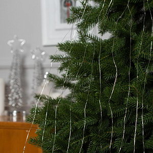 Гирлянда-Конский хвост 10 нитей х 1м 100LED LUAZON LIGHTING IP20 2 режима 3хAA прозрачная нить свечение мульти 000000000001208007