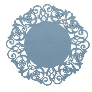 Подставка под горячее "Кружева" круглая малая, поливинилхлорид, R030347 000000000001176239