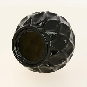 Ваза шарик №3 черный 12 см ввр-24416 000000000001191987