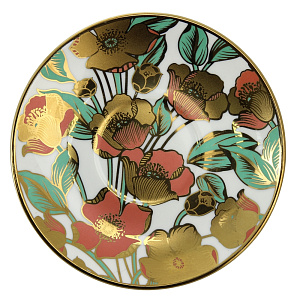 Чайная пара Золотые Маки Estetica 220мл 000000000001126487