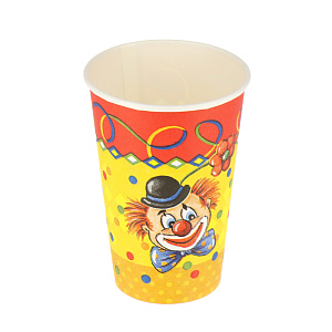 Набор одноразовых стаканов Клоун Pap Star, 200мл, 10 шт. 000000000001142463