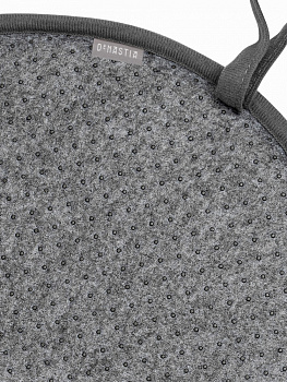 Подушка на стул 35см DE'NASTIA мемори круглая графит полиэстер 000000000001229948