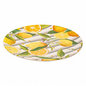 Тарелка плоская D19,5см LUCKY Лимоны керамика 000000000001208770