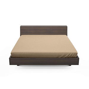 Простыня 200х220см FORA светло-бежевый поплин хлопок 100% 000000000001225297