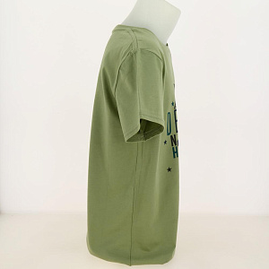 Футболка для мальчика DE'NASTIA трикотаж 140 (9-10лет) зеленый 100%Хлопок I000152 000000000001178268