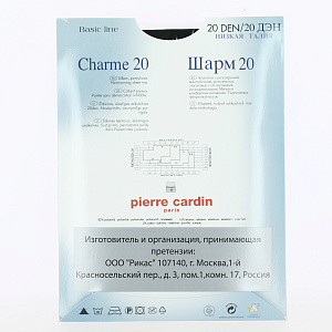 Колготки женские 20ден р.3 PIERRE CARDIN Charme Nero 000000000001073342