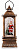 Декоративное украшение Фонарик 12,5см Дед Мороз на батарейках (свет) пластик 000000000001220875