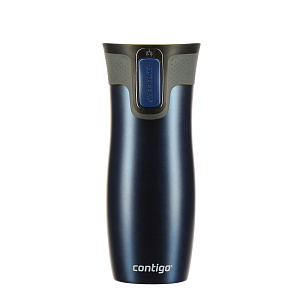 Термокружка двухслойная герметичная CONTIGO West Loop матовый синий металлик 000000000001135969