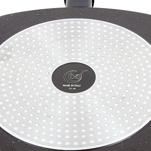 Сковорода Гриль 28см TVS Buongiorno антипригарное покрытие съемная ручка алюминий 000000000001170324