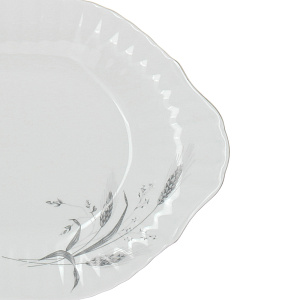 Овальное блюдо Колосок Porcelaine Czech Gold Hands, 39 см 000000000001136382