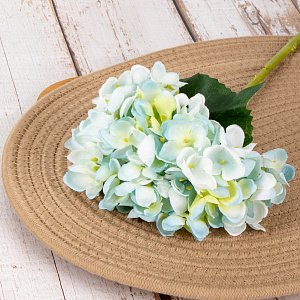 Цветок искусственный Гортензия 46см аквамарин 000000000001218396