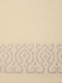 Полотенце махровое 30х60см LUCKY Итальянский бордюр айвори хлопок 100% 000000000001225070