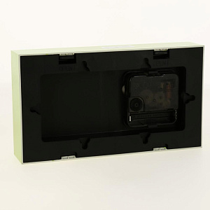 Часы настольные 6409 фоторамка, зеленые 000000000001158338