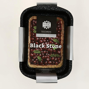 Противень 29х20х5см CRISTELLE Black stone антипригарное покрытие кованый алюминий Cr2382 000000000001205273