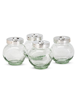 Набор банок 4шт 180мл FORA с крышкой стекло/полипропилен 000000000001227408