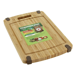 Разделочная доска Bravo, 36х23.5х1.8 см, бамбук 000000000001109059